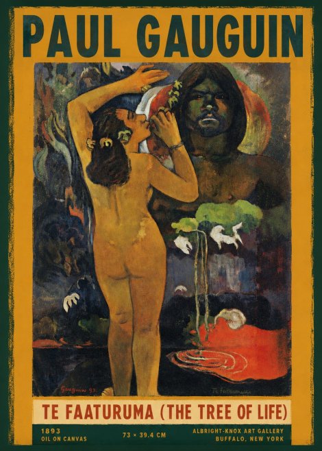 Paul Gauguin Te Faaturuma (the Tree of Life) No2 - Plakát