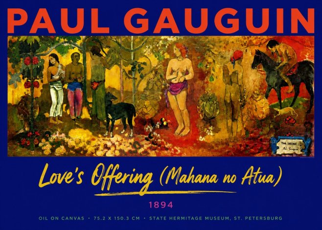 Paul Gauguin Paradise (Parahéréhé) No6 - Plakát