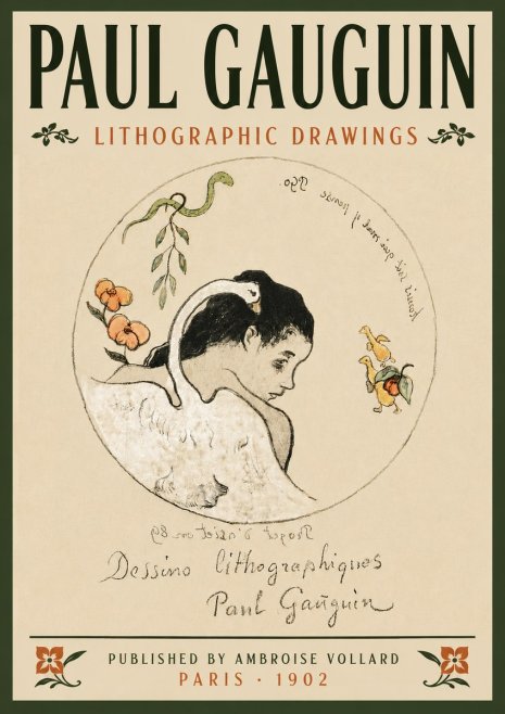 Paul Gauguin Dessins Lithographiques No6 - Plakát
