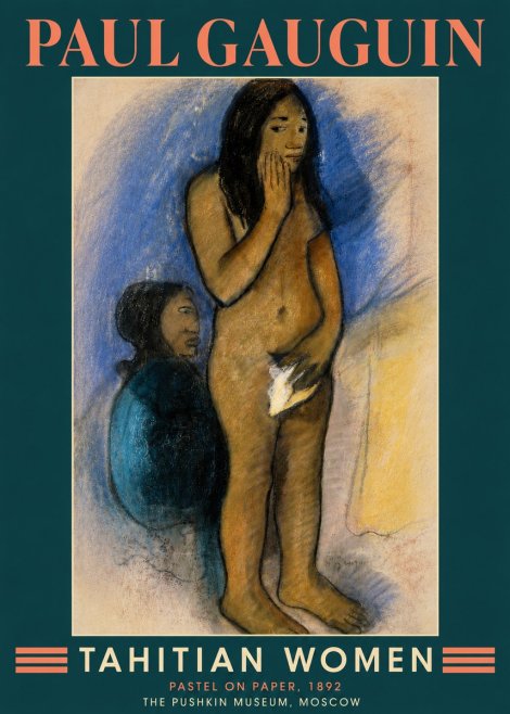 Paul Gauguin Tahitian Women No4 - Plakát