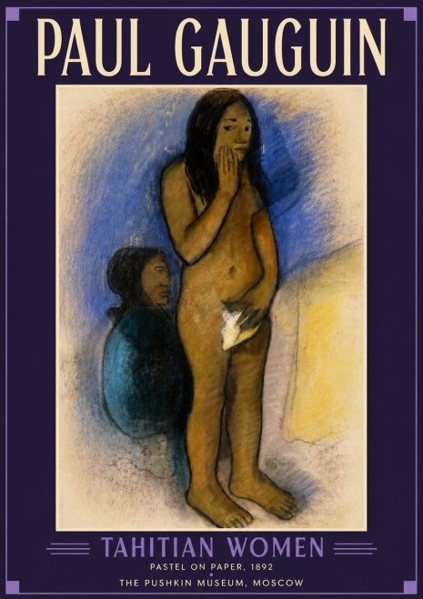 Paul Gauguin Tahitian Women No5 - Plakát