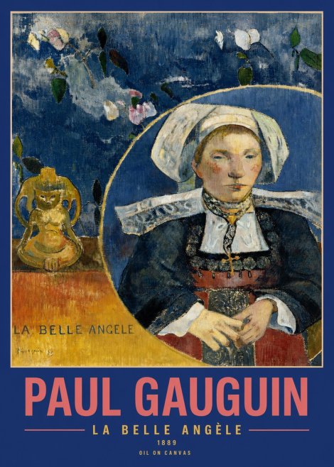 Paul Gauguin La Belle Angele No2 - Plakát