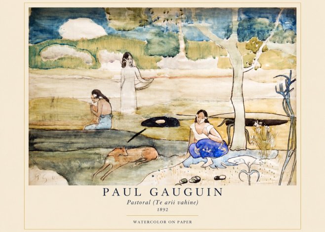 Paul Gauguin Pastoral (Te Arii Vahine) No1 - Plakát