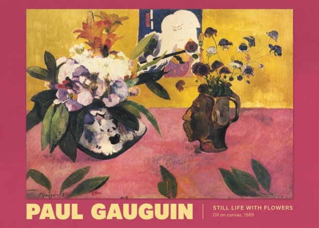Paul Gauguin Still Life with Flowers No2 - Plakát
