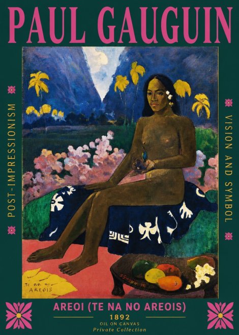 Paul Gauguin Te Na No Areois (the Seed of the Areoi) No6 - Plakát
