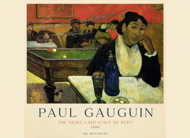 Paul Gauguin The Night Café (Café De Nuit) No1 - Plakát