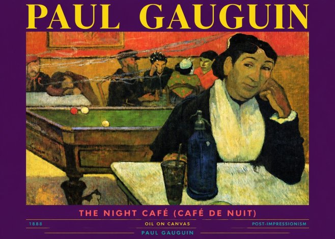 Paul Gauguin The Night Café (Café De Nuit) No3 - Plakát