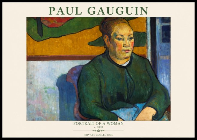 Paul Gauguin Portrait of a Woman No1 - Plakát