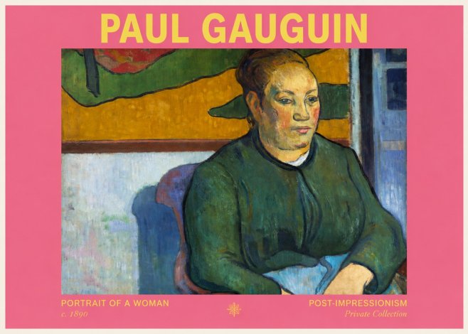 Paul Gauguin Portrait of a Woman No2 - Plakát