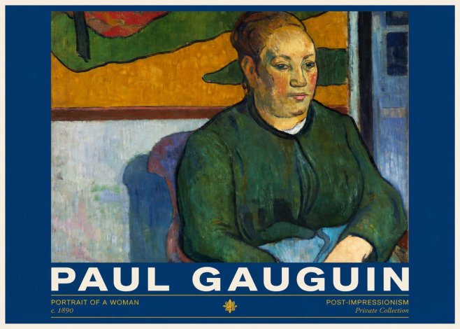 Paul Gauguin Portrait of a Woman No3 - Plakát