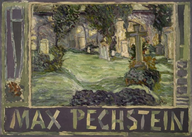 Max Pechstein Cemetery No1 - Plakát