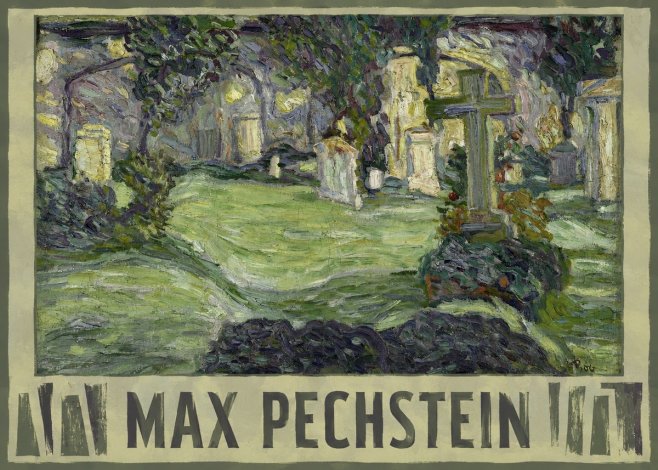Max Pechstein Cemetery No3 - Plakát