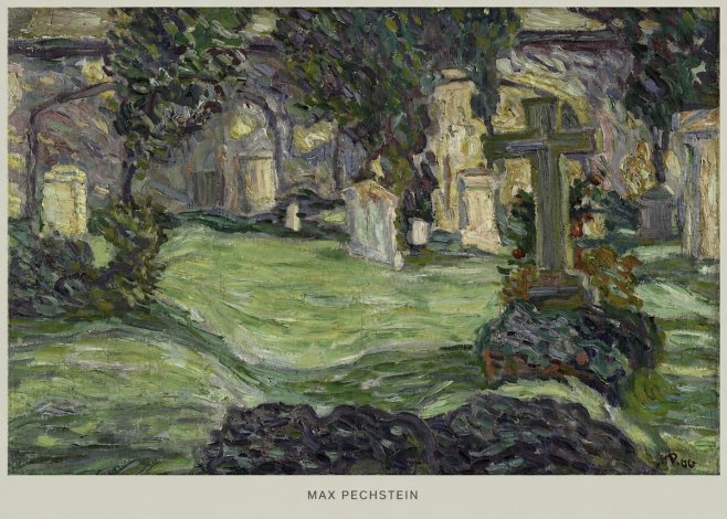 Max Pechstein Cemetery No5 - Plakát