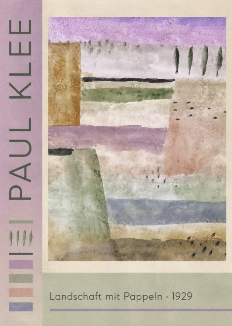 Paul Klee Landschaft Mit Pappeln No2 - Plakát