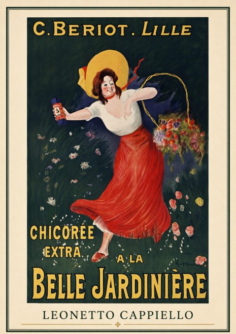 Leonetto Cappiello Chicorée Extra a La Belle Jardinière No3 - Plakát