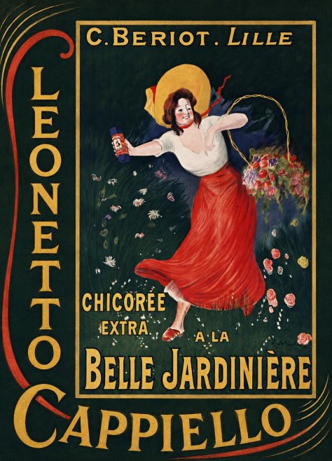 Leonetto Cappiello Chicorée Extra a La Belle Jardinière No4 - Plakát