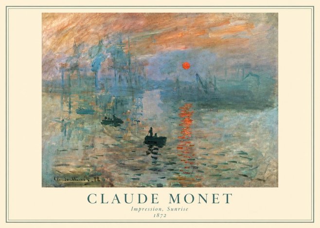 Monet Impression, Sunrise II No2 - Plakát