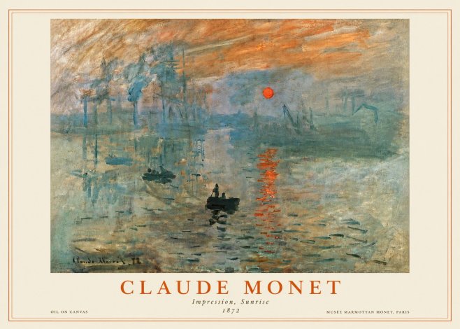Monet Impression, Sunrise II No4 - Plakát