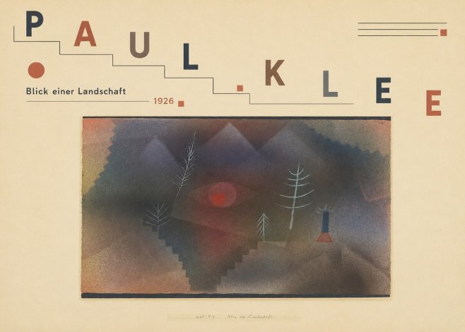 Paul Klee Blick Einer Landschaft No3 - Plakát