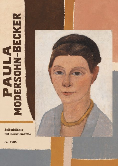 Paula Modersohn-Becker Selbstbildnis Mit Bernsteinkette No4 - Plakát