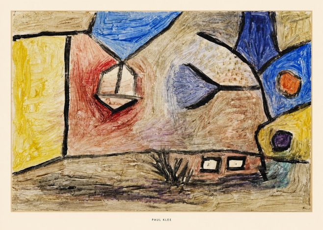 Paul Klee Der Niesen No5 - Plakát