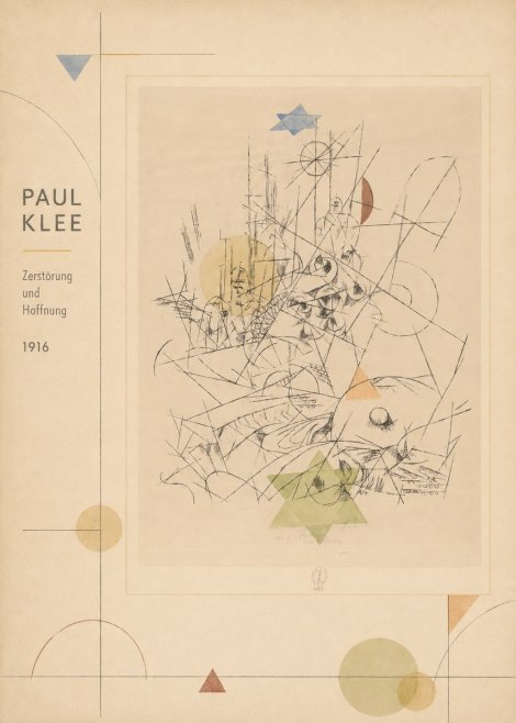 Paul Klee Zerstörung Und Hoffnung I No2 - Plakát