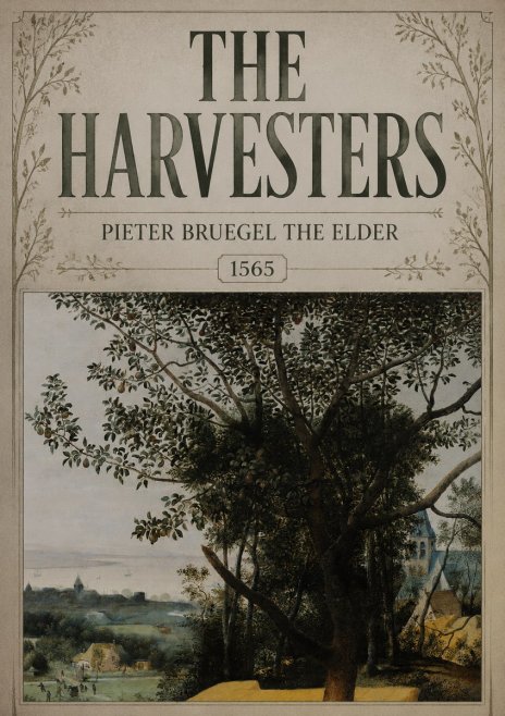 Pieter Bruegel The Harvesters III No3 - Plakát