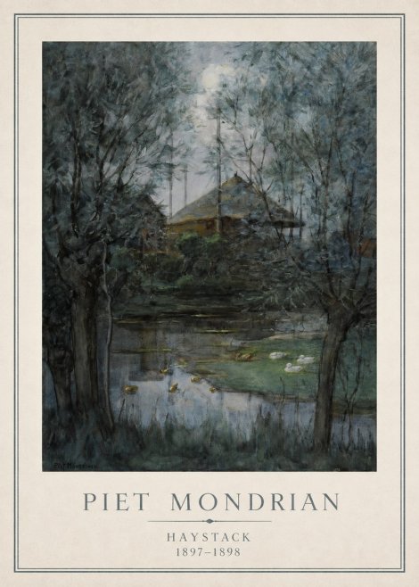 Piet Mondrian Haystack No1 - Plakát