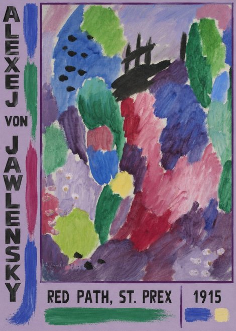 Alexej von Jawlensky Red Path, St. Prex II No2 - Plakát