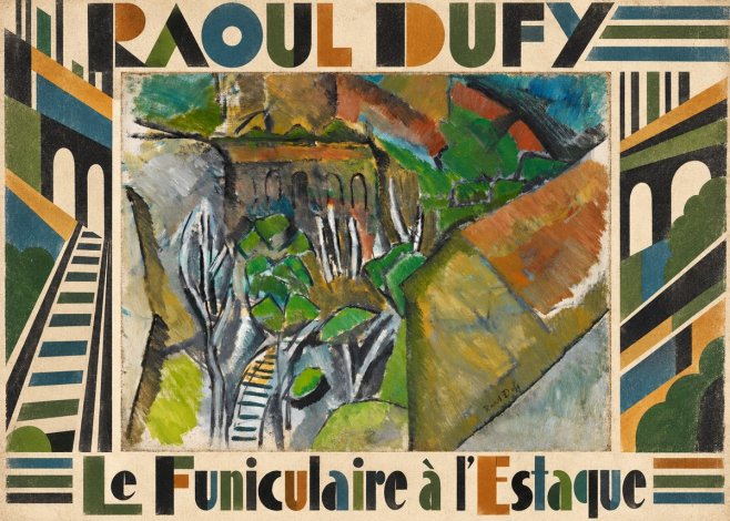 Raoul Dufy Le Funiculaire À L'estaque No4 - Plakát