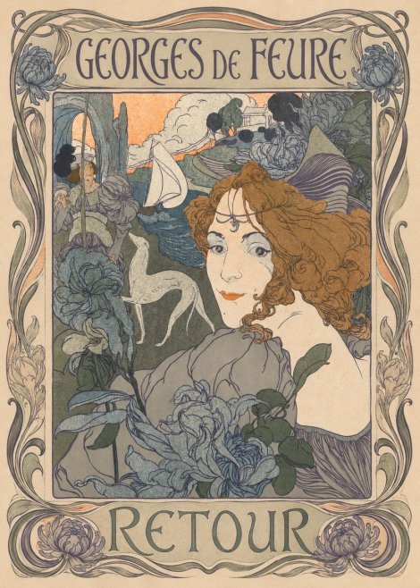 Georges de Feure Retour No1 - Plakát
