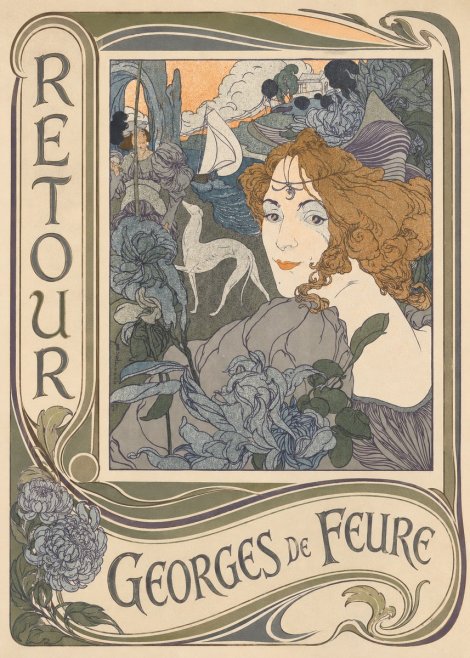 Georges de Feure Retour No4 - Plakát