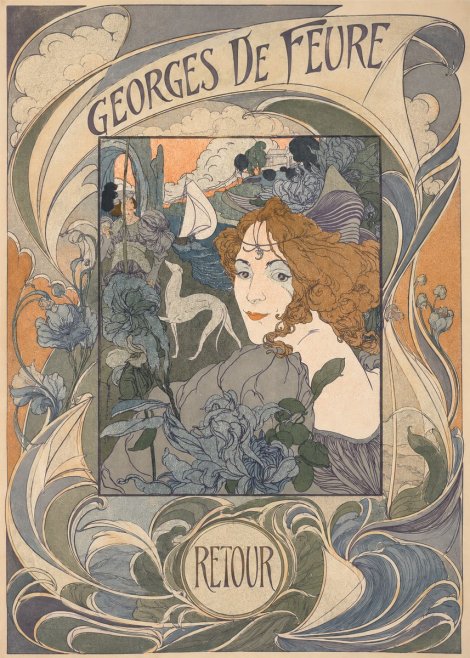 Georges de Feure Retour No6 - Plakát