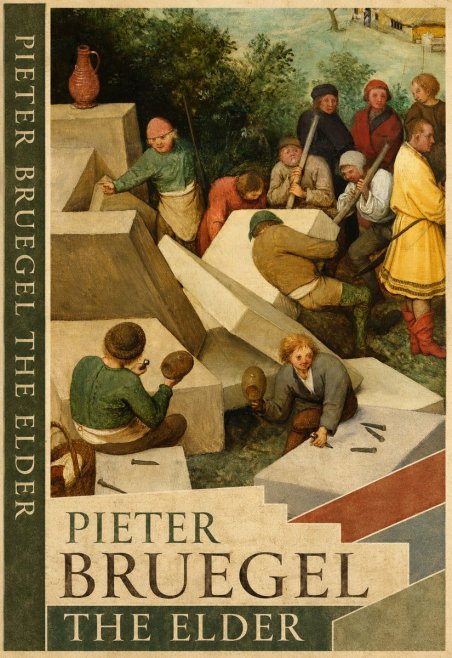 Pieter Bruegel The Tower of Babel V No4 - Plakát