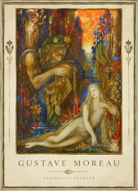 Gustave Moreau Galatea I No1 - Plakát