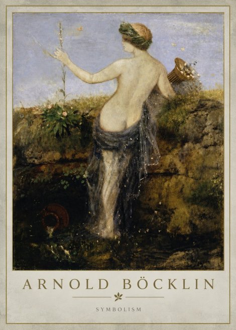 Arnold Böcklin Nymph in a Spring Forest No2 - Plakát