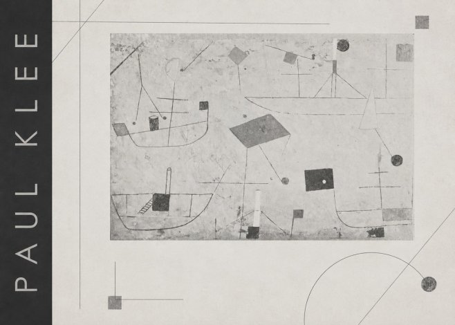 Paul Klee Seascape with Boats No2 - Plakát