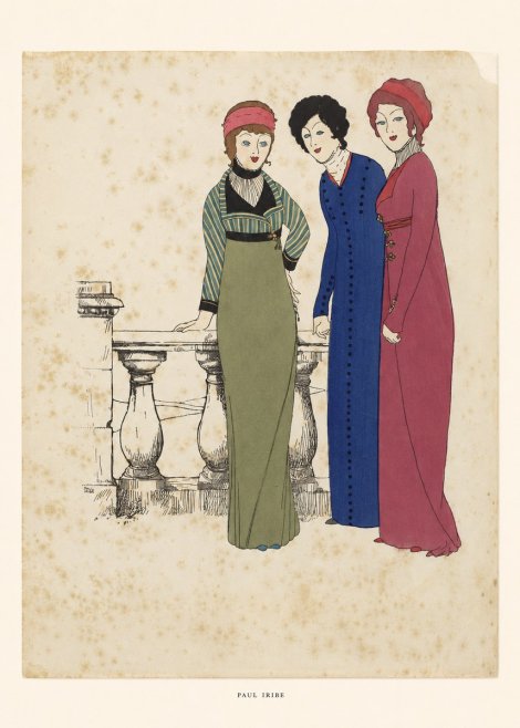 Paul Iribe Fashionable Ladies No6 - Plakát