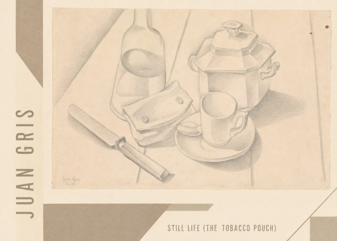 Juan Gris Still Life (the Tobacco Pouch) No2 - Plakát