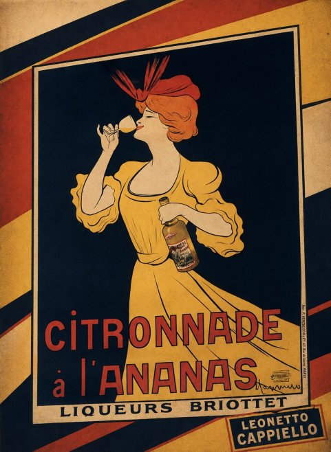 Leonetto Cappiello Citronnade À L'ananas No3 - Plakát