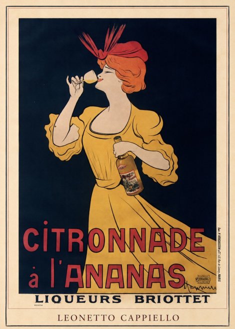Leonetto Cappiello Citronnade À L'ananas No4 - Plakát