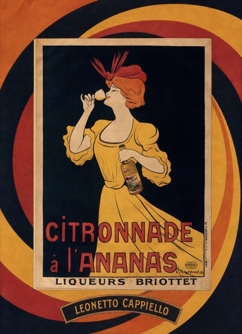 Leonetto Cappiello Citronnade À L'ananas No5 - Plakát