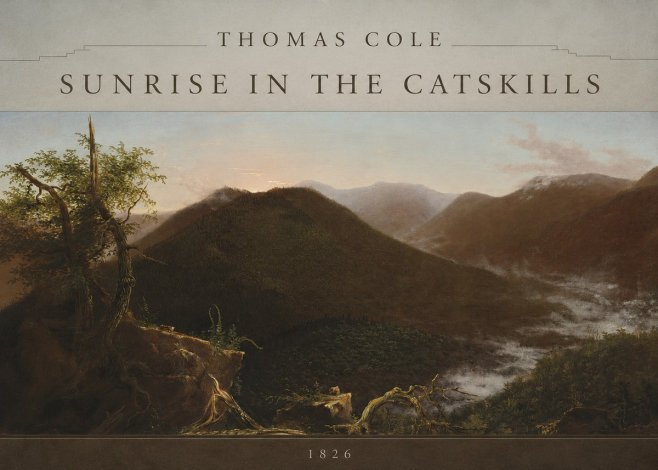Thomas Cole Sunrise in the Catskills I No6 - Plakát