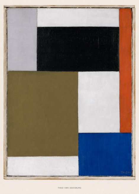 Theo van Doesburg Composition Xxii No5 - Plakát