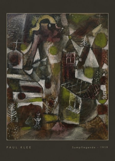 Paul Klee Sumpflegende II No5 - Plakát
