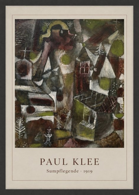Paul Klee Sumpflegende II No6 - Plakát