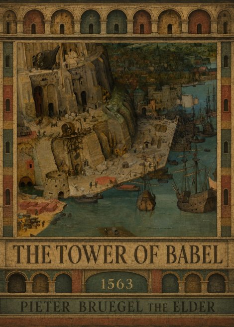 Pieter Bruegel The Tower of Babel VI No3 - Plakát