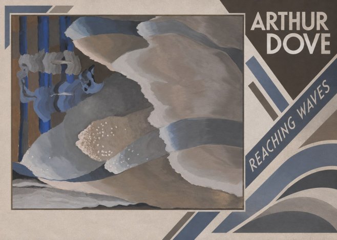 Arthur Dove Reaching Waves No4 - Plakát