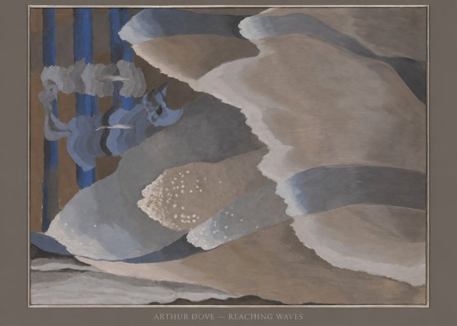 Arthur Dove Reaching Waves No6 - Plakát