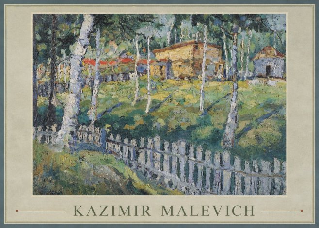 Kazimir Malevich Birch Grove No1 - Plakát